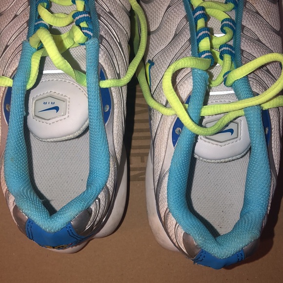 Lime Green and Blue Nike Air Max - Picture 14 of 14